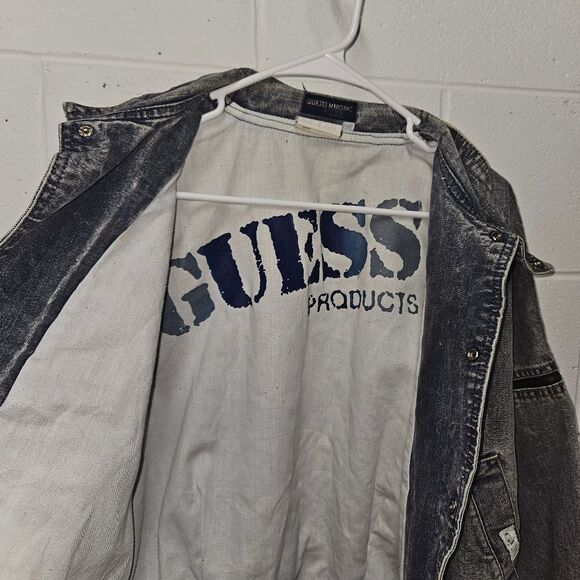 1980s Guess Marciano Jacket Mens medium - Picture 6 of 7